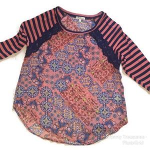 Love, FIRE Boho Blouse Size L